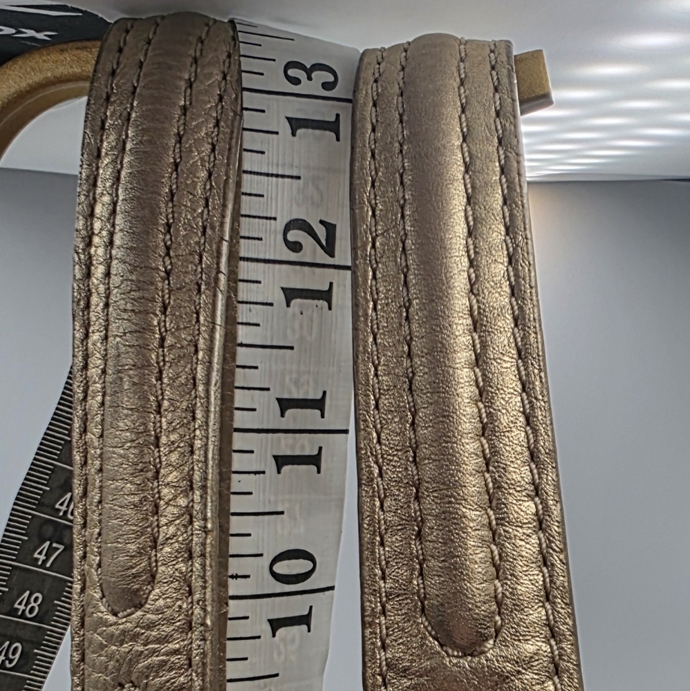 Michael Kors Gold Textured Shoulder Bag - Picture 7 of 15